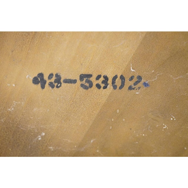 Henredon Furniture Solid Walnut 21" Accent Storage End Table 43-5302 For Sale - Image 10 of 10