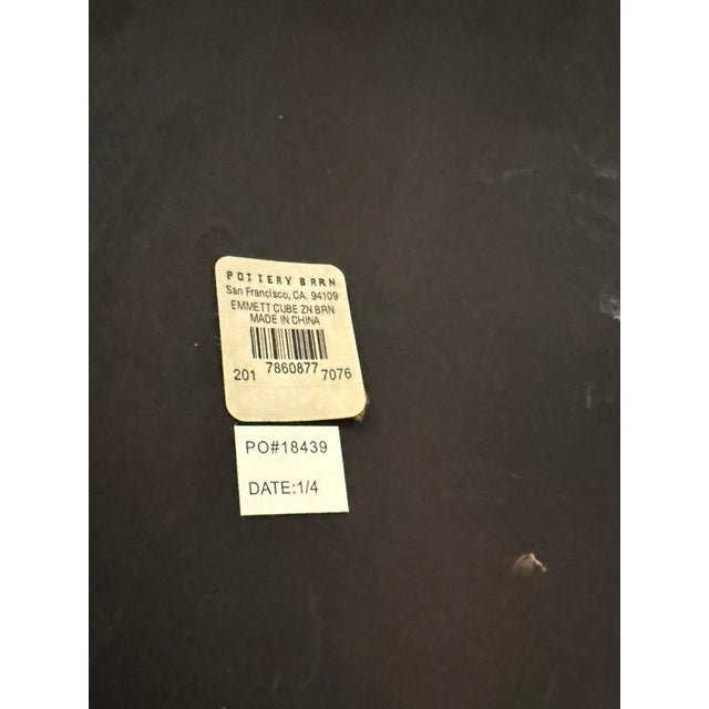Pottery Barn Emmett Zen Brown Trunk Side Tables, Pair For Sale - Image 12 of 12