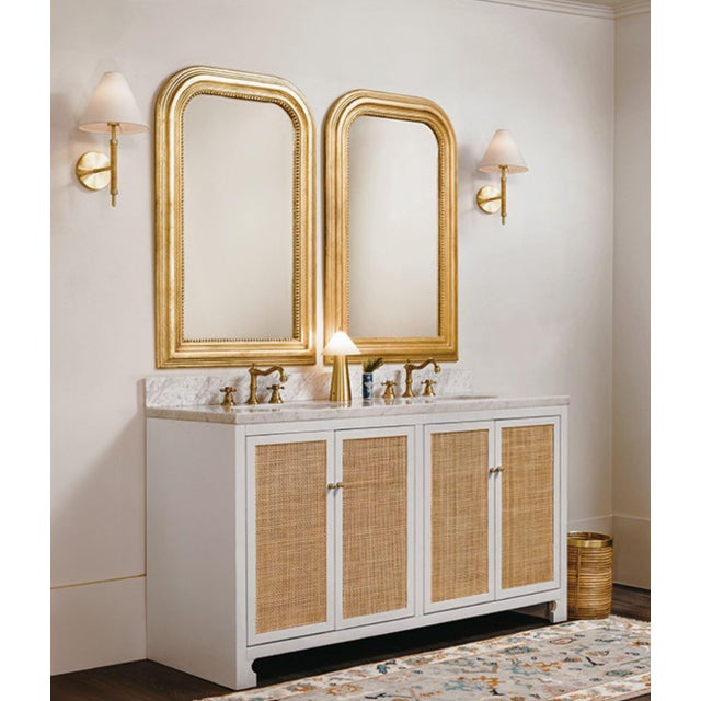 Mirror mirror, tell us...who is the most stylish of all? Let the refined curves of their hand-carved rectangular Waverly...