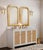 Mirror mirror, tell us...who is the most stylish of all? Let the refined curves of their hand-carved rectangular Waverly...