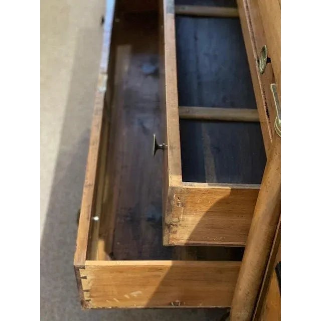French 19th Century Walnut Empire Commode For Sale - Image 14 of 14