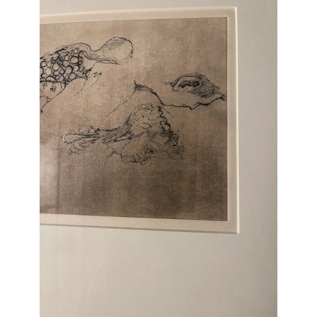 Tan g.t. Burke Signed Limited Edition Etching – 3/5 Nantucket Artist Association, Framed Print For Sale - Image 8 of 9