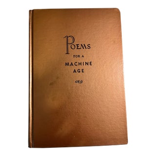 1941 Poems for a Machine Age Book For Sale