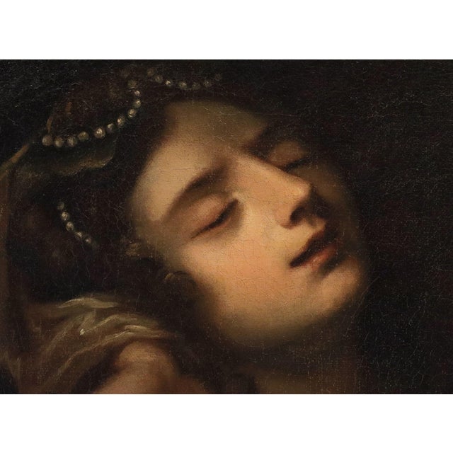 After Carlo Francesco Nuvolone, The Suicide of Queen Sophonisba, 17th Century, Oil Painting on Canvas, Framed For Sale - Image 9 of 13