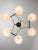 Mid-Century Modern Brass and Opaline Chandelier, Italy For Sale - Image 14 of 18