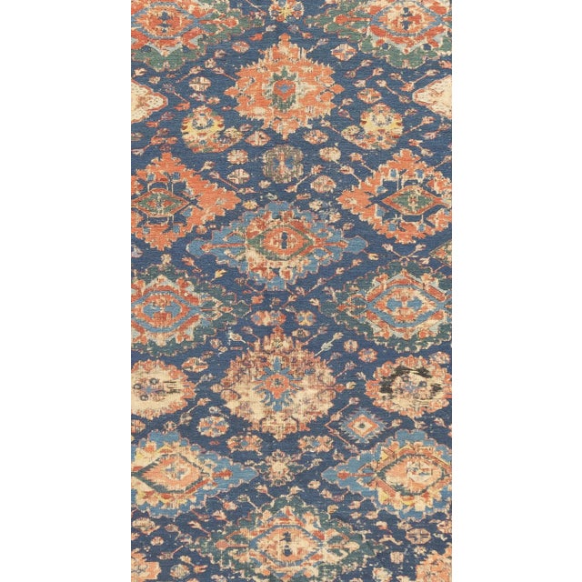 Traditional Antique Caucasian Sumak Rug 4'3'' x 8'3'' For Sale - Image 3 of 7