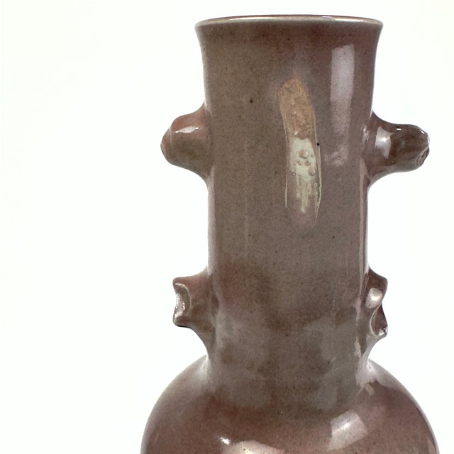 Rare Artisanal Pottery Vase by Renowned Jamaican Ceramicist Norma Rodney Harrack, Signed For Sale - Image 9 of 14