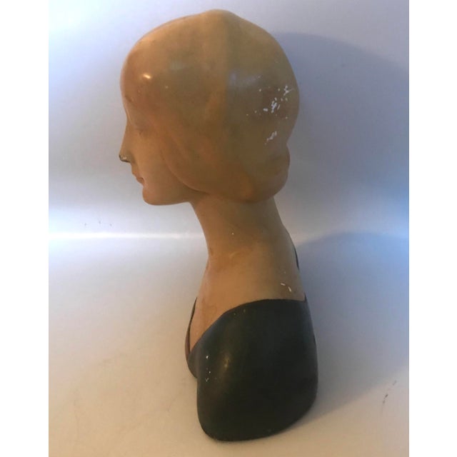 Late 19th Century Vintage Donatello "Unknown Woman" Renaissance Revival Polychrome Plaster For Sale - Image 4 of 12