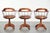 Vintage Swivel Schuitema Chairs with Cowhide Leather Seat, Set of 3 For Sale - Image 4 of 18