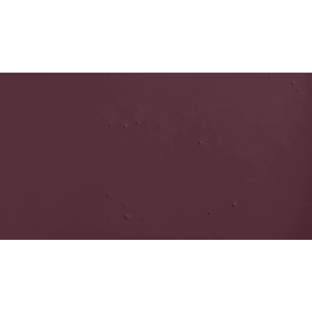 Contemporary BACKDROP Adhesive Sample Swatch in Lobby Scene (Dark, Warm Purple-Red ​) For Sale - Image 3 of 5