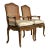 Vintage Regency 19th Century Cane Back Fauteuil Chairs - a Pair For Sale