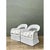 This pair of vintage Lexington lounge chairs brings a breezy, coastal sensibility to any seating arrangement, their frames...