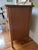 Wood Antique 1900’s Atlas Furniture Co. Tiger Oak Serpentine Dresser With Tilting Beveled Mirror and Bail Pull Handles For Sale - Image 7 of 17