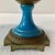 Metal Antique French Sèvres-Style Turquoise Porcelain Compote With Gilt Bronze Mounts For Sale - Image 7 of 13