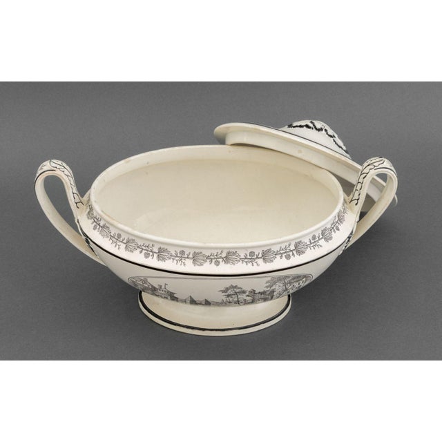 Late 20th Century French Creamware Tableware, 3 Pcs. For Sale - Image 5 of 15