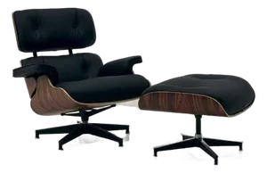 Herman Miller Charles and Ray Eames for Lounge Chair With Ottoman