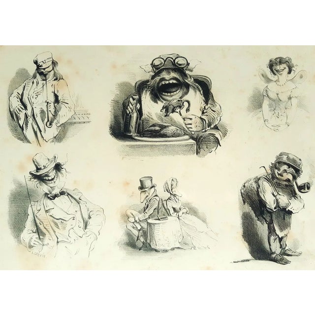 Monorganorama - Suite of 5 Original Lithographs by A. Grevin - 1858 1858 For Sale
