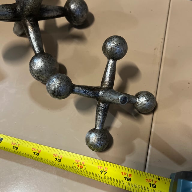 Metal Vintage Metal Jax- Set of 3 For Sale - Image 7 of 8