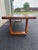 Mid-Century Modern 1980s Vintage Walnut and Cherry Bench- 7 Foot Long For Sale - Image 3 of 12