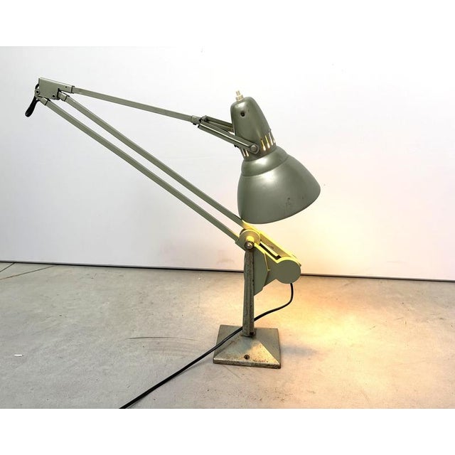 Articulated Workshop Light from Erpe, Belgium, 1950s For Sale - Image 11 of 15