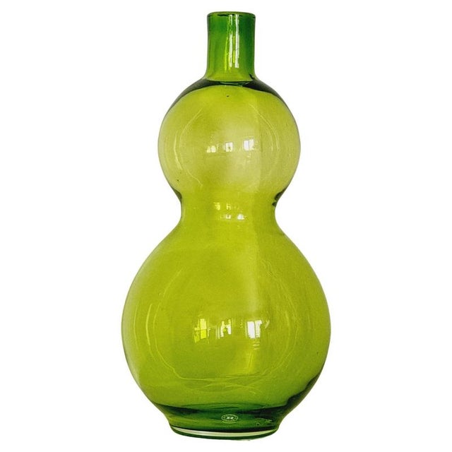 Large Glass Vase by Margareta Hennix, 1990s For Sale - Image 6 of 6