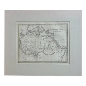 Northern Africa, Original Map by Bradford, 1835