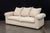 Modern Beige Upholstered Three-Seat Sofa For Sale - Image 4 of 7