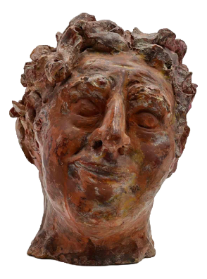 Sirio Pellegrini, Portrait, Terracotta Sculpture, 1960s