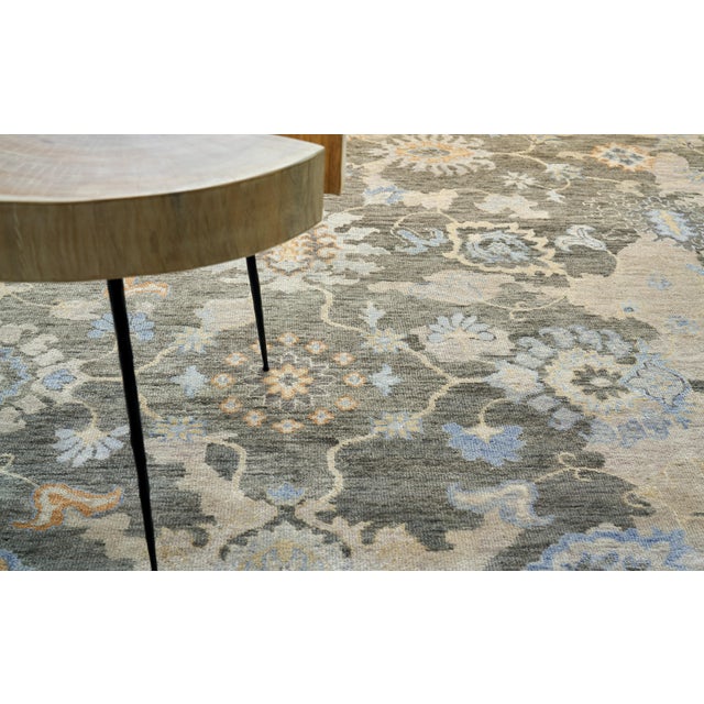 Brown Exquisite Rugs Essex Hand-Knotted New Zealand Wool Brown/Ivory/Rust Rug-8'X10' For Sale - Image 8 of 10