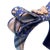 Italian Ferragamo Butterfly Vintage Silk Necktie Cuff Bracelet, Style After For Sale - Image 3 of 4