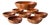 Mid 20th Century Mid-Century Modern Wood Serving Bowl Set For Sale