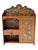 Aesthetic Movement Wall Cabinet with Hand-Painted Floral in Walnut, 1890s For Sale - Image 14 of 14