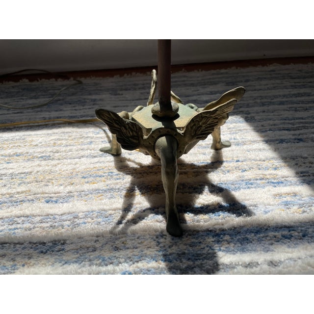 Metal and Bronze Étoile Lune Floor Lamp For Sale - Image 9 of 12