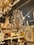 This large 19th-century Italian giltwood and crystal chandelier exudes elegance and sophistication. The intricate design...