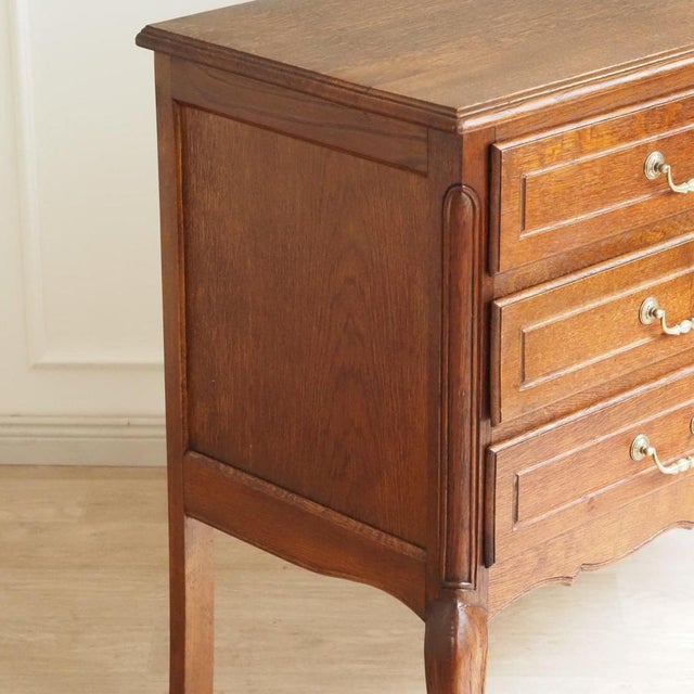 Small Antique French Louis XV Style Chest of Drawers For Sale - Image 9 of 12