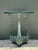 Hollywood Regency Vintage Verdigris Elephants Side Table For Sale - Image 3 of 12