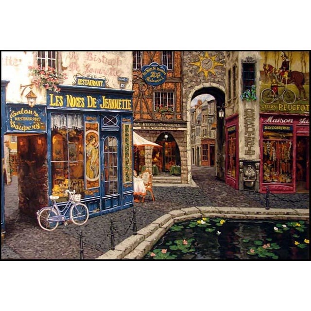 "Les Noces de Jean" by Viktor Shvaiko Original limited edition serigraph on canvas, hand embellished This piece is hand...