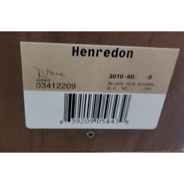 Wood Henredon Avignon Cherry Bookcase and Cabinet Wall Unit For Sale - Image 7 of 9