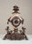 Traditional Classical Italian Mantel Clock and Candelabra Set For Sale - Image 3 of 5