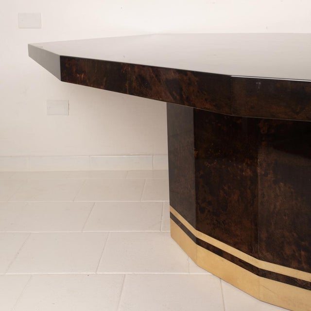 Model 2007D Dining Table by Nucci Valsecchi for Aldo Tura, 1970 For Sale - Image 17 of 18