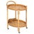 Mid-Century Italian Oval Serving Bar Cart Trolley in Bamboo and Rattan, 1960s For Sale - Image 13 of 13