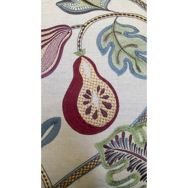 English Four Four Jane Churchill Crewel Embroidered 'Santana' Scatter Pillows For Sale - Image 3 of 4