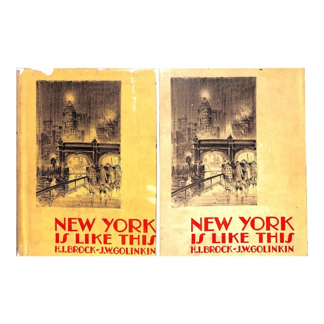 "New York Is Like This" 1929 Brock, h.i. And Golinkin, j.w. For Sale