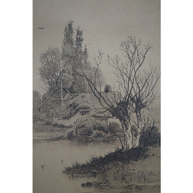 Antique Ernest C Rost Signed Four Seasons Panoramic Landscape Print 32" For Sale - Image 11 of 13