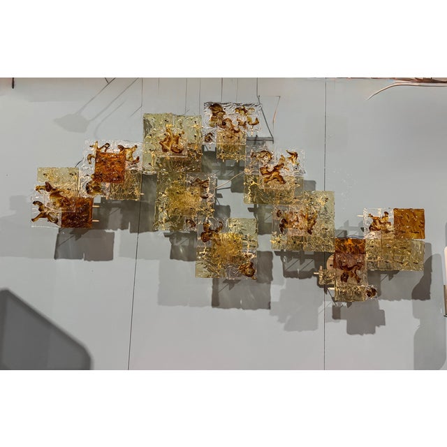 Patchwork Appliques by Toni Zuccheri for Venini, 1970, Set of 10 For Sale - Image 13 of 13