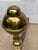 English Pair of Mid Century Brass Andirons For Sale - Image 3 of 8
