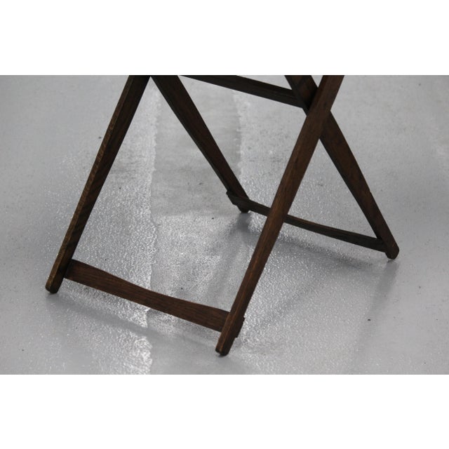 Wooden Folding Side Tables, 1920s, Set of 2 For Sale - Image 17 of 18