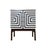 Polish Chest of Drawers with Op Art Motif, 1970s For Sale - Image 11 of 11