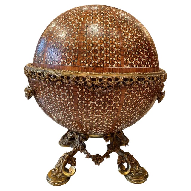 Antique French Liquor Caddie, 19th-Century For Sale