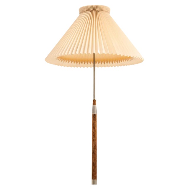 Tripod Floor Lamp in Rosewood and Steel by Jo Hammerborg, 1960s For Sale